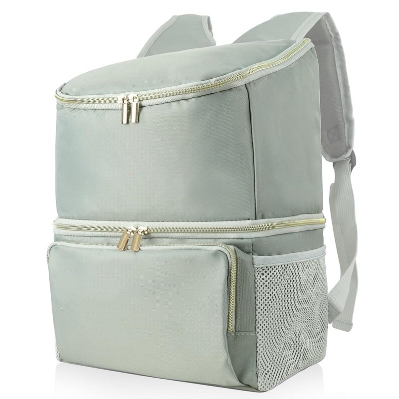 Wolka Breast Pump Bag with Insulated Compartments,Breastmilk Cooler Backpack for Spectra S1,S2 Medela - Image 1